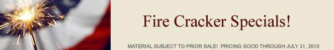 Fire Cracker Special!